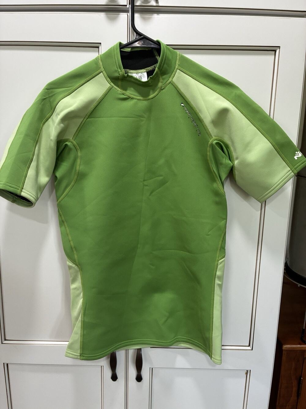 NRS Hydroskin G3 Rashguard GREEN S/S Shirt Size Large Wetsuit NWT NEW